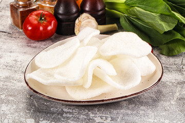 Viietnamese crab chips for snack