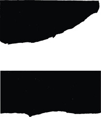 Torn paper. Black aper different scraps set ripped page piece.  Black torn note paper page.  Ripped note notebook. My original work.