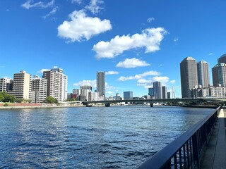 Naklejka premium city harbour country
