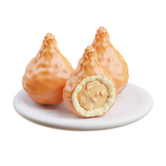 3D Brazilian Coxinha De Galinha Chicken Snack