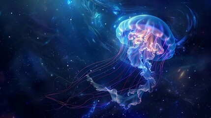 Cosmic Jellyfish: A Celestial Spectacle