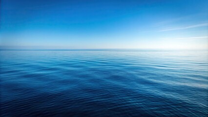 Obraz premium Minimalistic ocean scenery with endless horizon