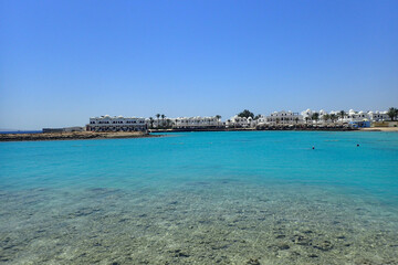 Egypt beach in the Hurghada