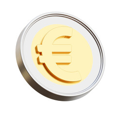 3D Euro Coin Netherlands Currency Design