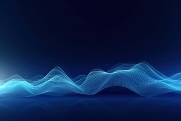 Wave nature light night.