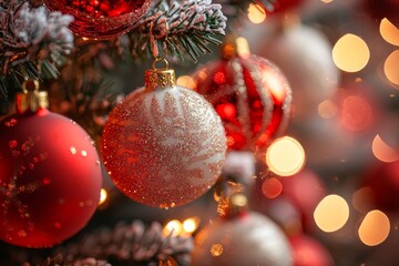 Christmas Season Background created with Generative AI