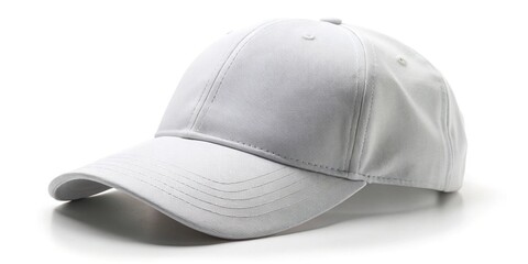 Fototapeta premium Mockup of plain white baseball cap