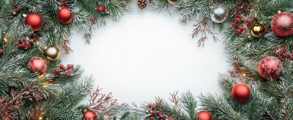 The Christmas Ornamented Wreath