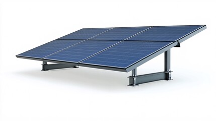 A solar panel array designed for harnessing solar energy with multiple photovoltaic cells arranged for optimal sunlight absorption.