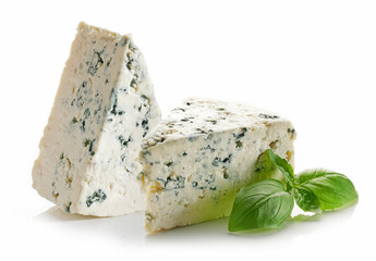 pieces of blue cheese