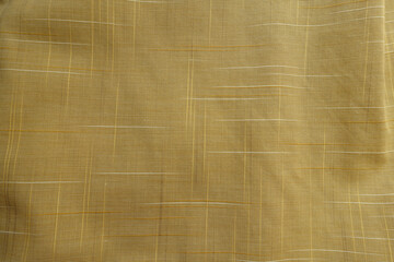 Backdrop - sand yellow checkered cotton fabric