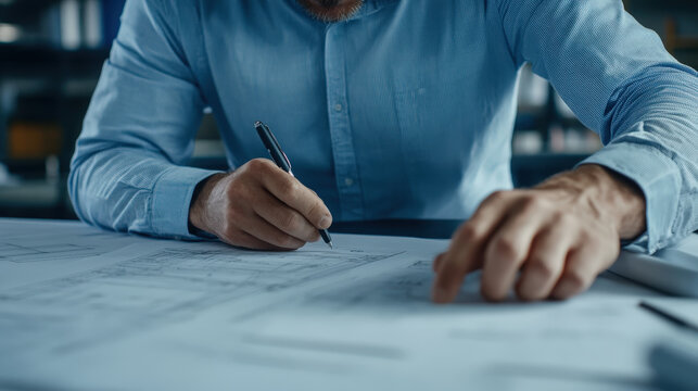 Skilled Mechanical Engineer Designing Complex Projects