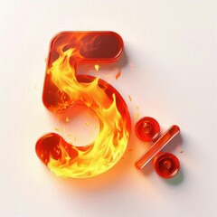 Flaming 5% Discount Offer