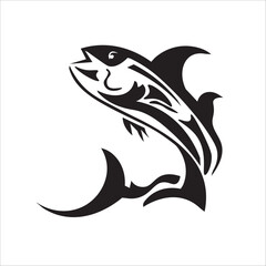 Fototapeta premium fish icon