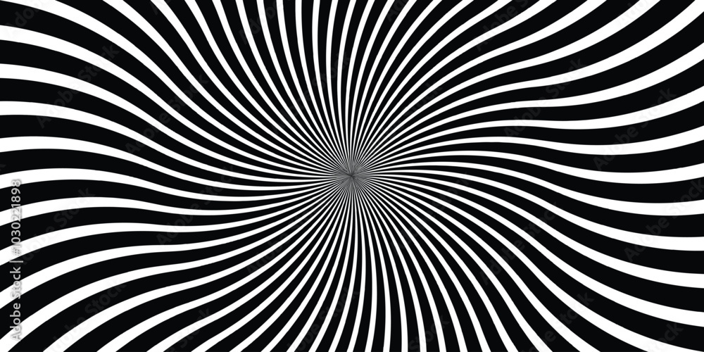 Poster stripe radial lines abstract background design. vector