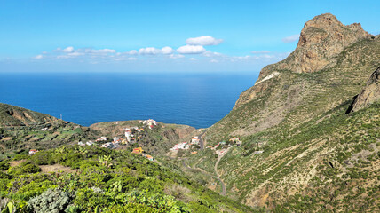 Obraz premium Village Taganana, Island Tenerife, Canary Islands, Spain, Europe.