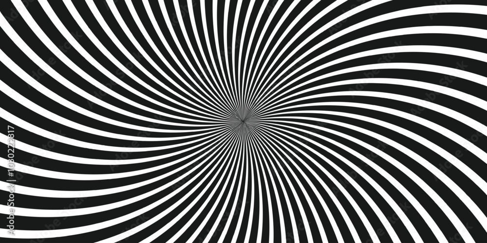 Poster stripe radial lines abstract background design. vector