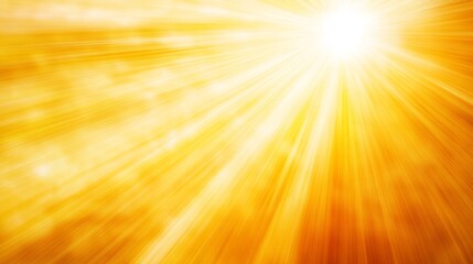 Obraz premium Golden Heaven Abstract Background With Bright Yellow Sun And Sunrays, Light Leak Effect.