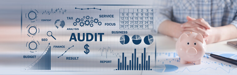 Audit concept. Business. Finance. Accounting