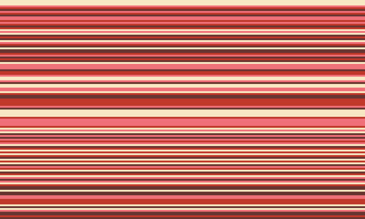 Geometric stripes seamless vector pattern with horizontal lines in varied colours, creating an abstract background. Ideal for textile design, wallpaper, or graphic prints.