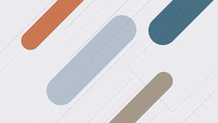 ABSTRACT BACKGROUND  WITH GEOMETRIC SHAPES LINES FLAT PASTEL COLOR DESIGN VECTOR TEMPLATE FOR WALLPAPER, COVER DESIGN