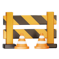 Road closed sign