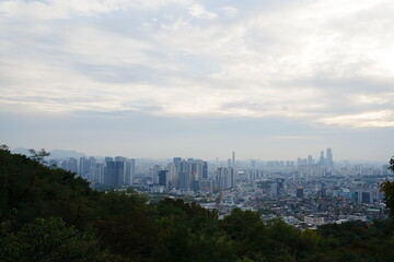 Fototapeta premium view of the city
