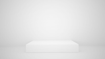 A rectangular stage that can display