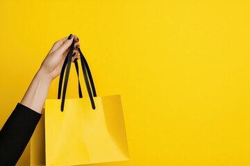 Distinctive Yellow Black Friday Sale Banner: Crafted for visibility, this banner uses a sharp contrast with a stark yellow background and bold black text to grab attention from afar.