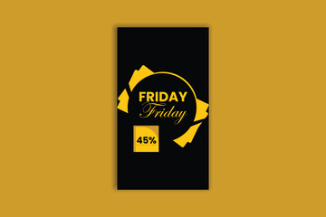 black friday sale story template