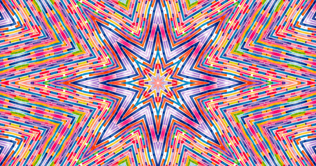 Colorful pattern consisting of multicolored stripes, abstract background