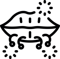 Herpes virus is attacking lips causing painful cold sores and blisters