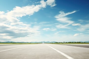 Fototapeta premium Road outdoors horizon highway.