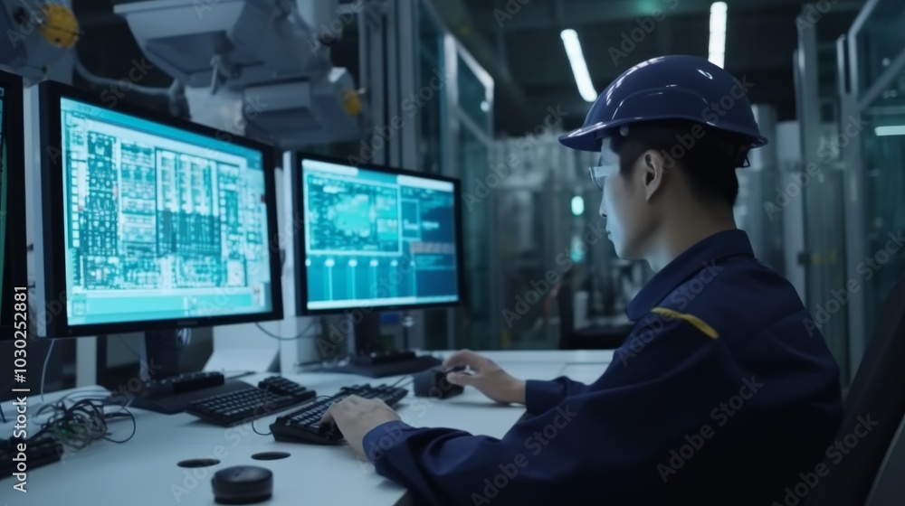 Poster manager overseeing automation with control systems