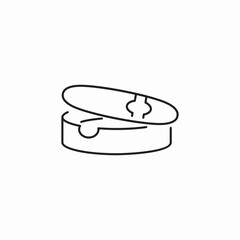 ashtray and cigarette icon sign vector