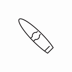 cigarette flat icon sign vector