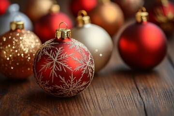 Christmas Season Background created with Generative AI