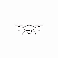 drone quadcopter icon sign vector