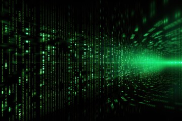 Digital green black background backgrounds light binary code.