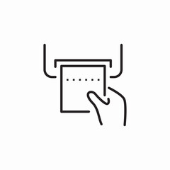 paper dispenser icon sign vector