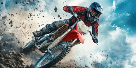 Thrilling Motocross Action: Embrace the Adrenaline of Extreme Dirt Bike Racing