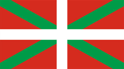 Ikurri&ntilde;a, the official flag of the Basque Country Autonomous Community of Spain.