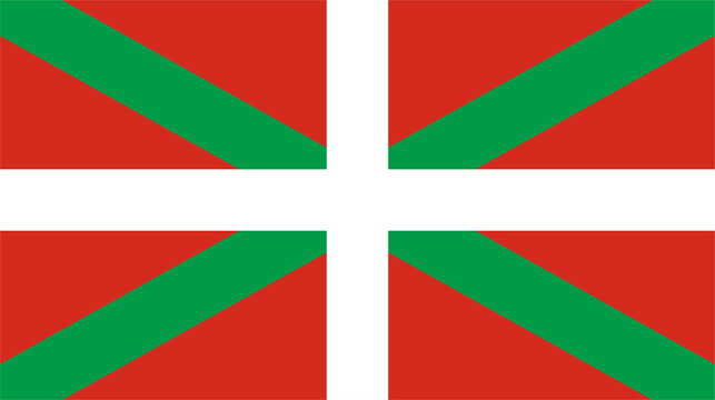 Ikurri&ntilde;a, the official flag of the Basque Country Autonomous Community of Spain.
