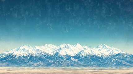 Crystal Horizon, Snow covered mountains