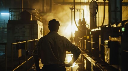 Engineer Working in a Power Plant: A Key Player in Electricity Generation