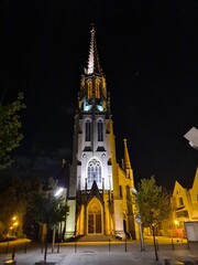 Fototapeta premium St. Mary's Church, Katowice, Poland