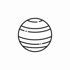planet astronomia icon sign vector