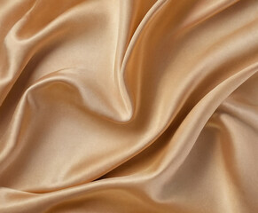 Fototapeta premium Golden Champagne Silk Texture