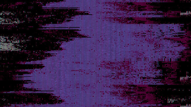 Glitch noise static television VFX. Visual video effects stripes background, CRT tv screen no signal glitch effect
