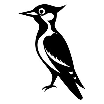 recommend clip art: woodpecker on a branch